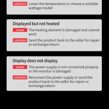 25-300W Adjustable Temperature Submersible Aquarium Fish Tank Thermostat Heater Rod