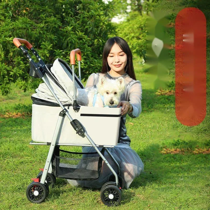 Detachable Lightweight Foldable Pet Dog Cat Stroller