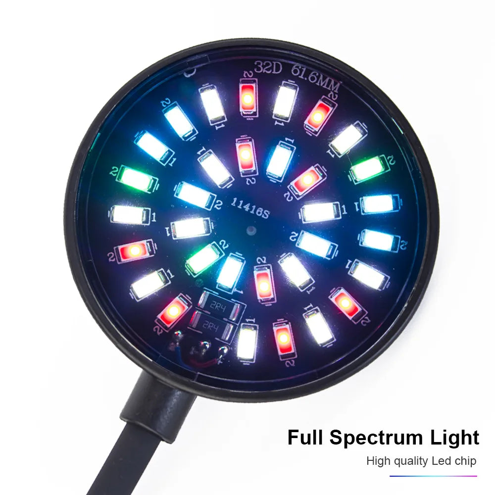 7.87-23.62" Full Spectrum LED Aquarium Fish Tank Lights Multiple Modes And Colors