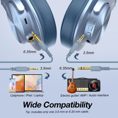 Oneodio A70 Wireless Bluetooth 5.2 Headphones with 72Hrs Playtime