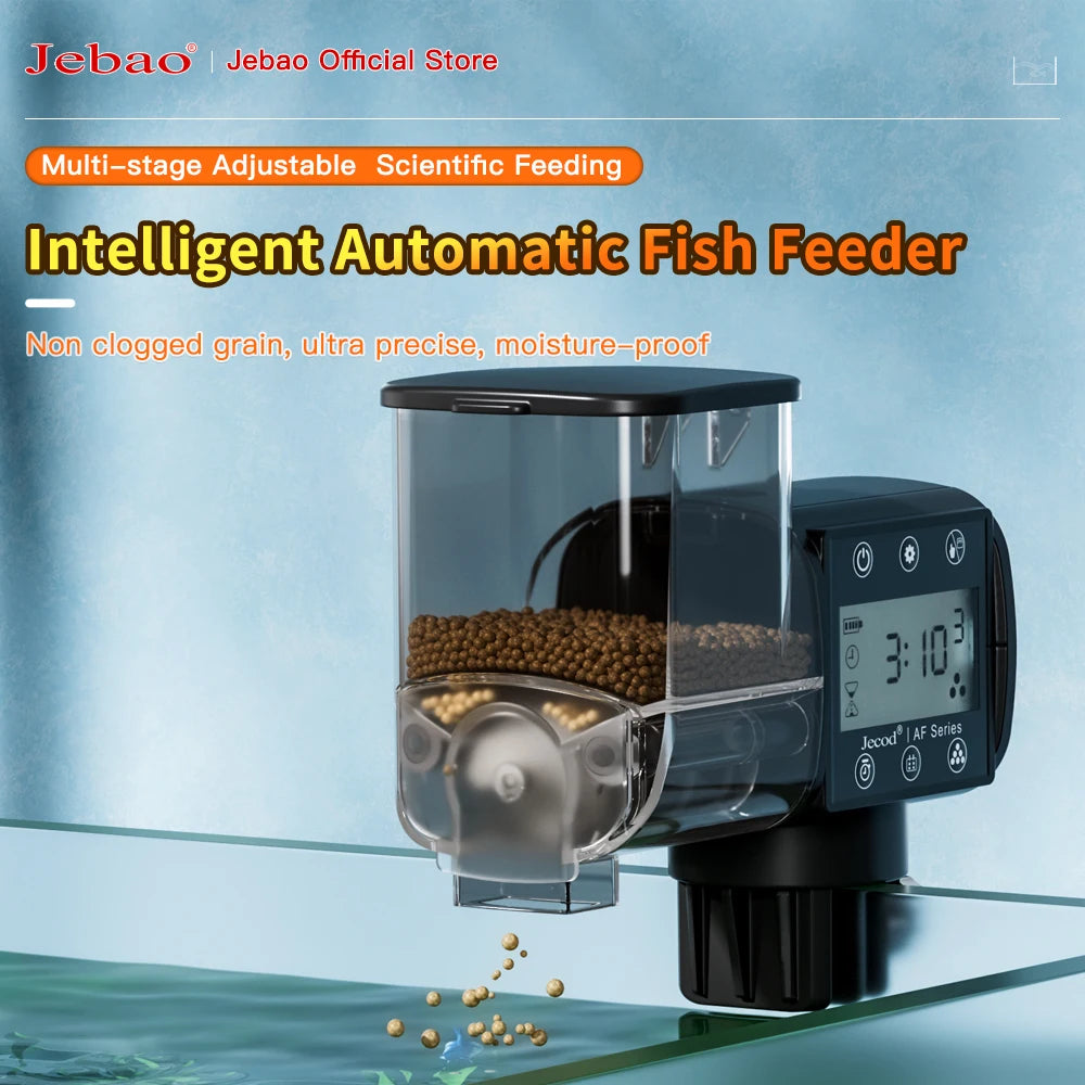 Intelligent Automatic Digital Timing Wifi Wireless Remote Control Aquarium Fish Tank Feeder