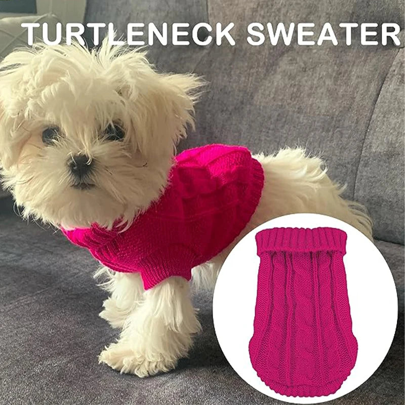 3XS-XS Pet Dog Teacup Sweater Knitted Clothes Apparel Vest