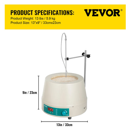 0.5L/1L/2L Digital Magnetic Stirrer Hot Plate