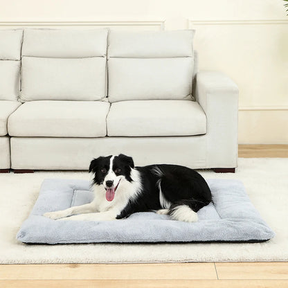 S-2XL Pet Dog Cat Soft Long Plush Beds Cushion Mat Sleeping Sofa