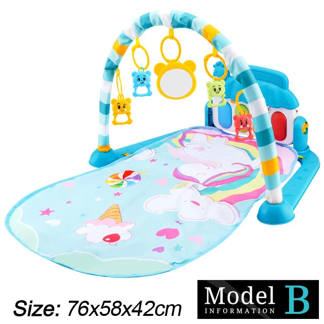 Baby Fitness Stand Music Play Gym for Early Education