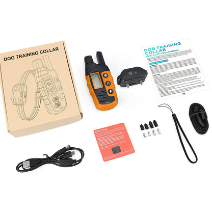 3300Ft Pet Dog Remote Control Waterproof Anti Bark Training Collar