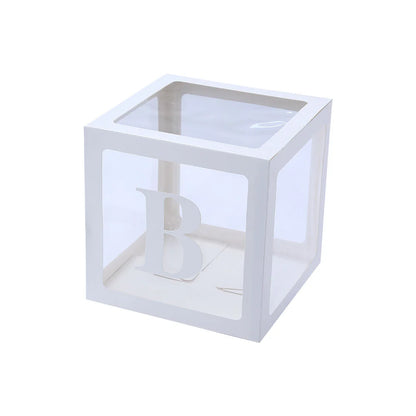 30cm Baby Shower Balloon Box for 1st Birthday Celebrations