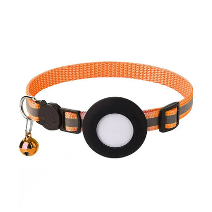 Pet Cat Collar with Protective Case for Anti Lost Locator Tracker Airtag Case