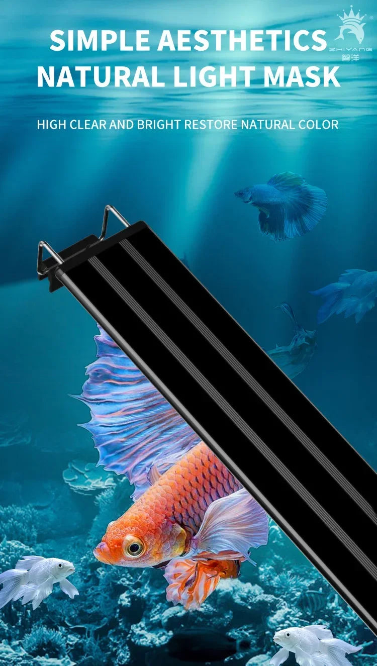 Multi Color LED Aquarium Fish Tank Light Lamp