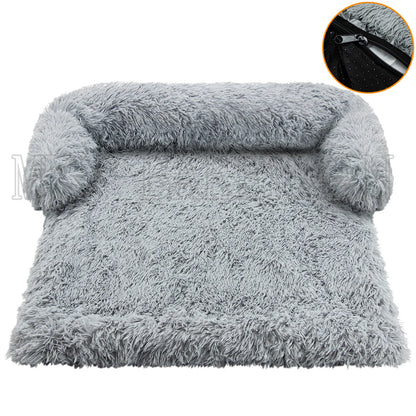 S-2XL Soft Plush Pet Dog Cat Bed Mat Sleeping Sofa