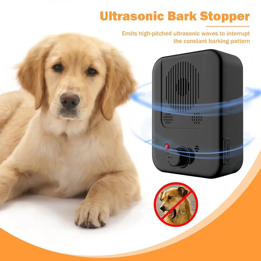 Pet Dog Ultrasonic Anti Bark Stopper Deterrent Training Device