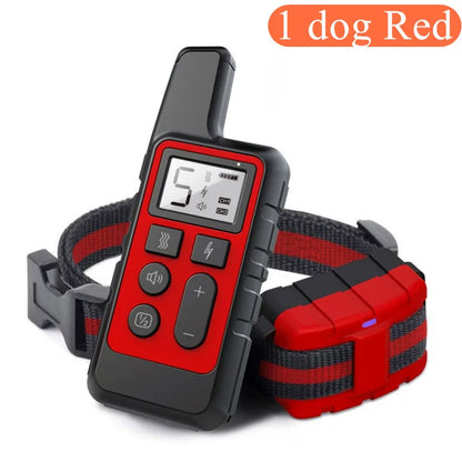 Pet Dog 500m Waterproof Remote Control Rechargeable Anti Bark Training Collar