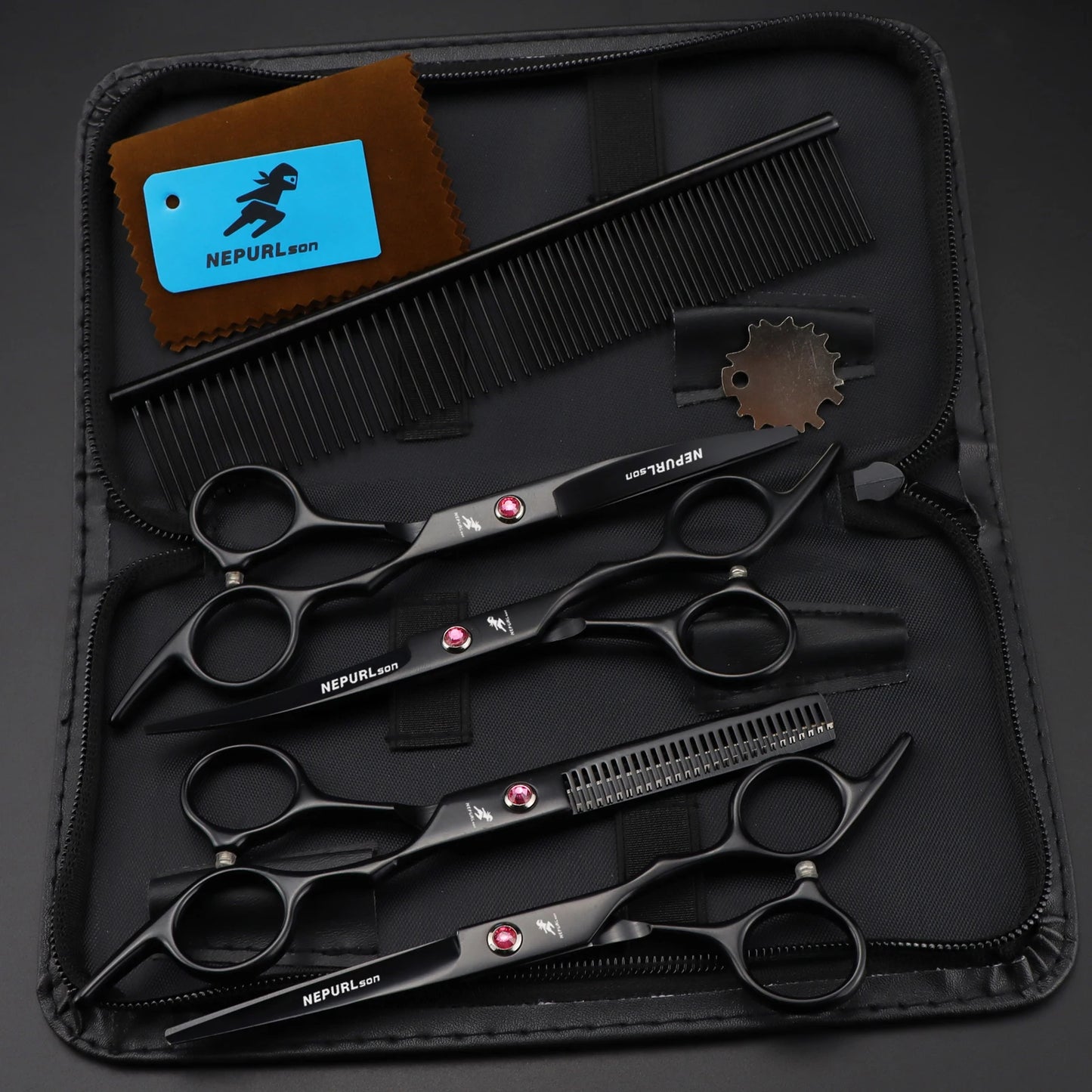 4pc Stainless Steel Pet Dog Cat Grooming Scissors Comb Sets