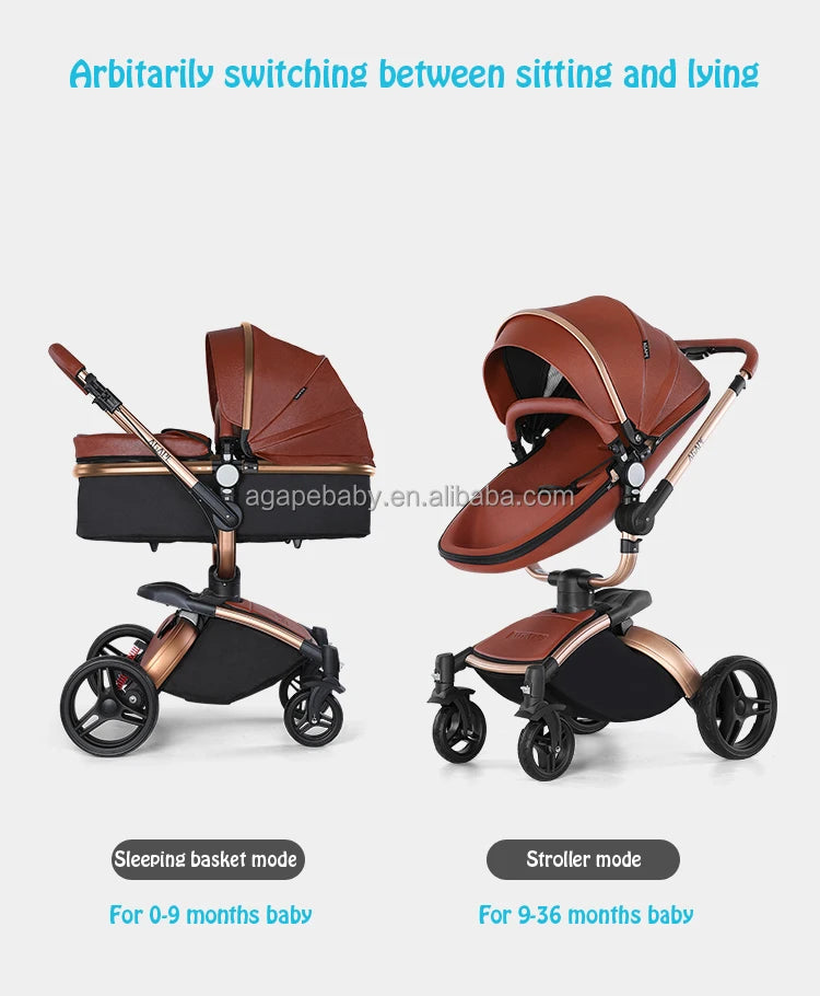 Baby Stroller 2-in-1