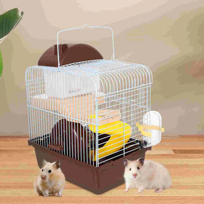 Double Layer Pet Hamster Chinchilla Acrylic Cage Crate