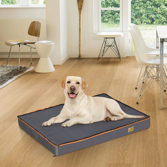 M-3XL Pet Dog Orthopedic Foam Cushion Padded Bed with Washable Cover