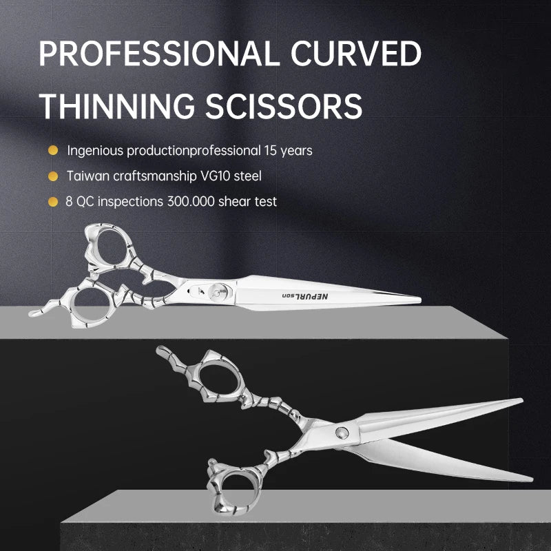 7.5" VG10 Steel Pet Dog Cat Grooming Cutting Scissors