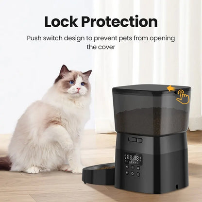 2L Pet Dog Cat Automatic Feeder Food Dispenser