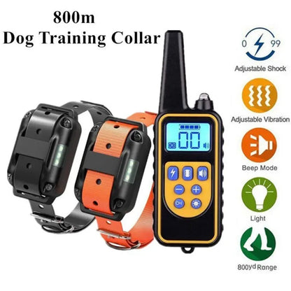 800mtr Pet Dog Anti Barking USB Ultrasonic Training Collar