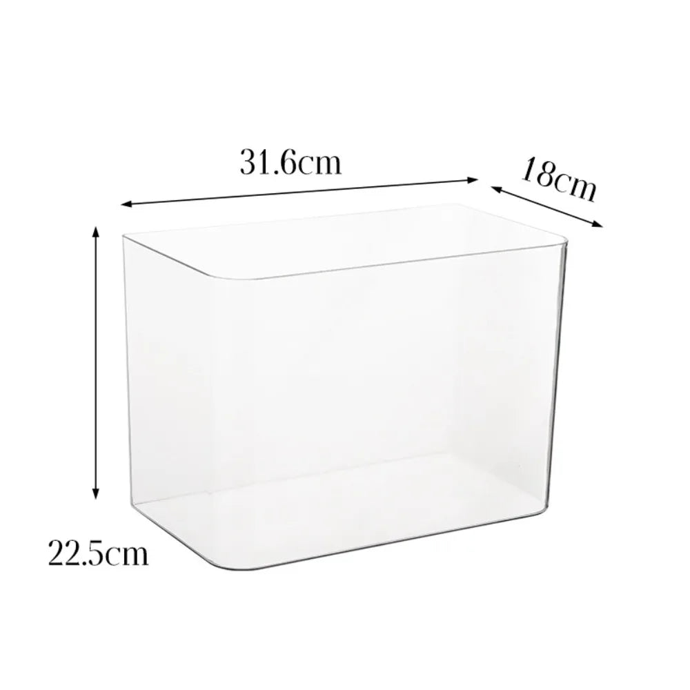 PET+ABS Desktop Mini Fish Tank Aquarium Terrarium