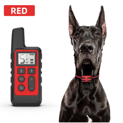 500m Waterproof Pet Dog Anti Bark Training Collar Remote Control Rechargeable