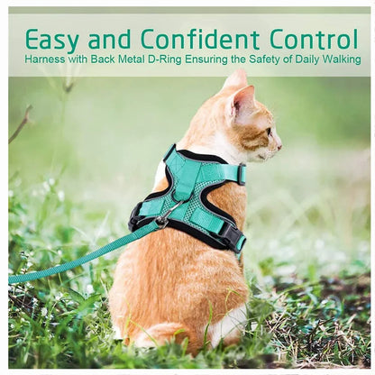 XS-S Pet Cat Harness and Leash Set