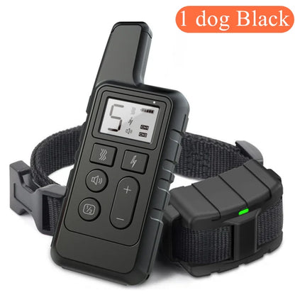 Pet Dog 500m Waterproof Remote Control Rechargeable Anti Bark Training Collar