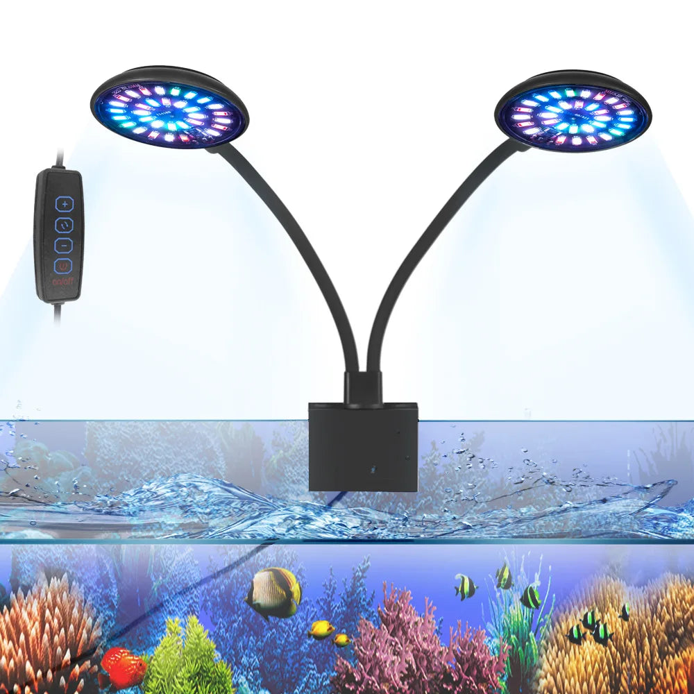 7.87-23.62" Full Spectrum LED Aquarium Fish Tank Lights Multiple Modes And Colors