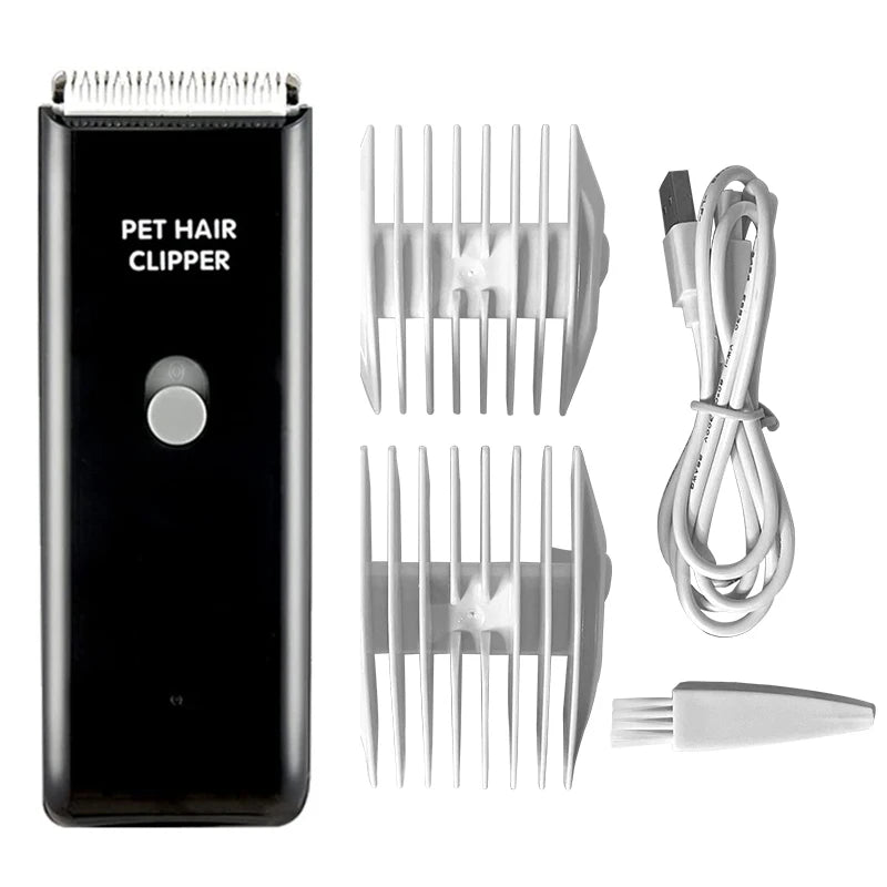 Rechargeable Cordless Low Noise Pet Dog Hair Grooming Clipper Trimmer