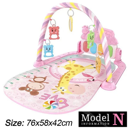 Baby Fitness Stand Music Play Gym for Early Education