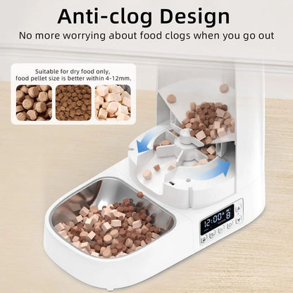 4L Automatic Pet Dog Cat Smart Control Feeder Food Dispenser