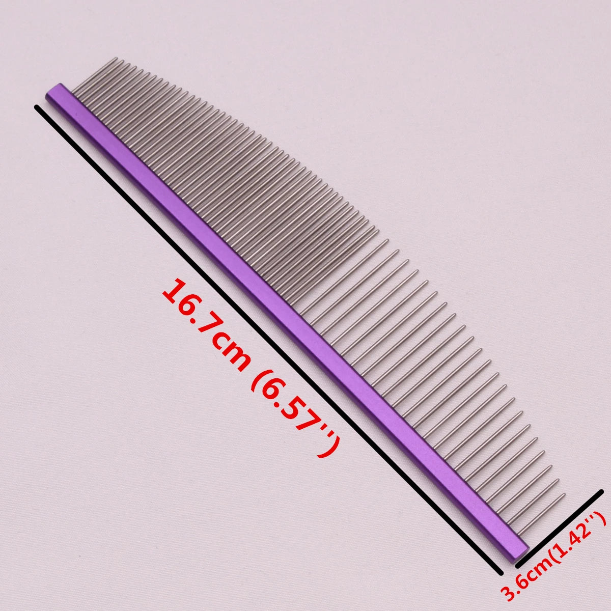 Aluminum Alloy Pet Grooming Combs