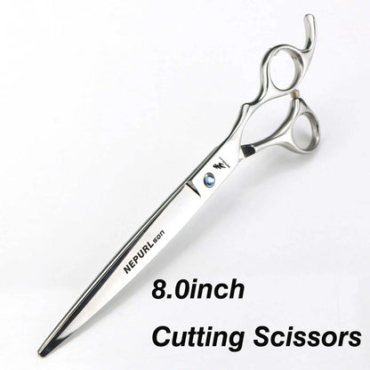 8" Stainless Steel Pet Dog Cat Grooming Scissors Combs Kits