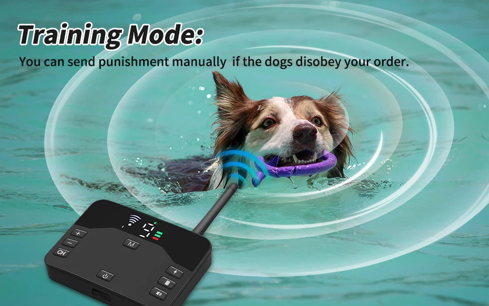 800ft Pet Dog Wireless Electric Fence & Training Collar