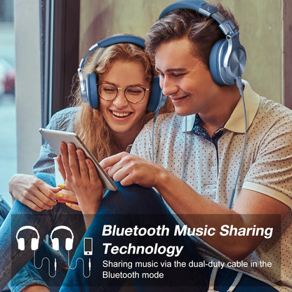 Oneodio A70 Wireless Bluetooth 5.2 Headphones with 72Hrs Playtime