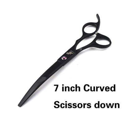 4pc 7" Stainless Steel Pet Dog Cat Grooming Scissors Comb Sets