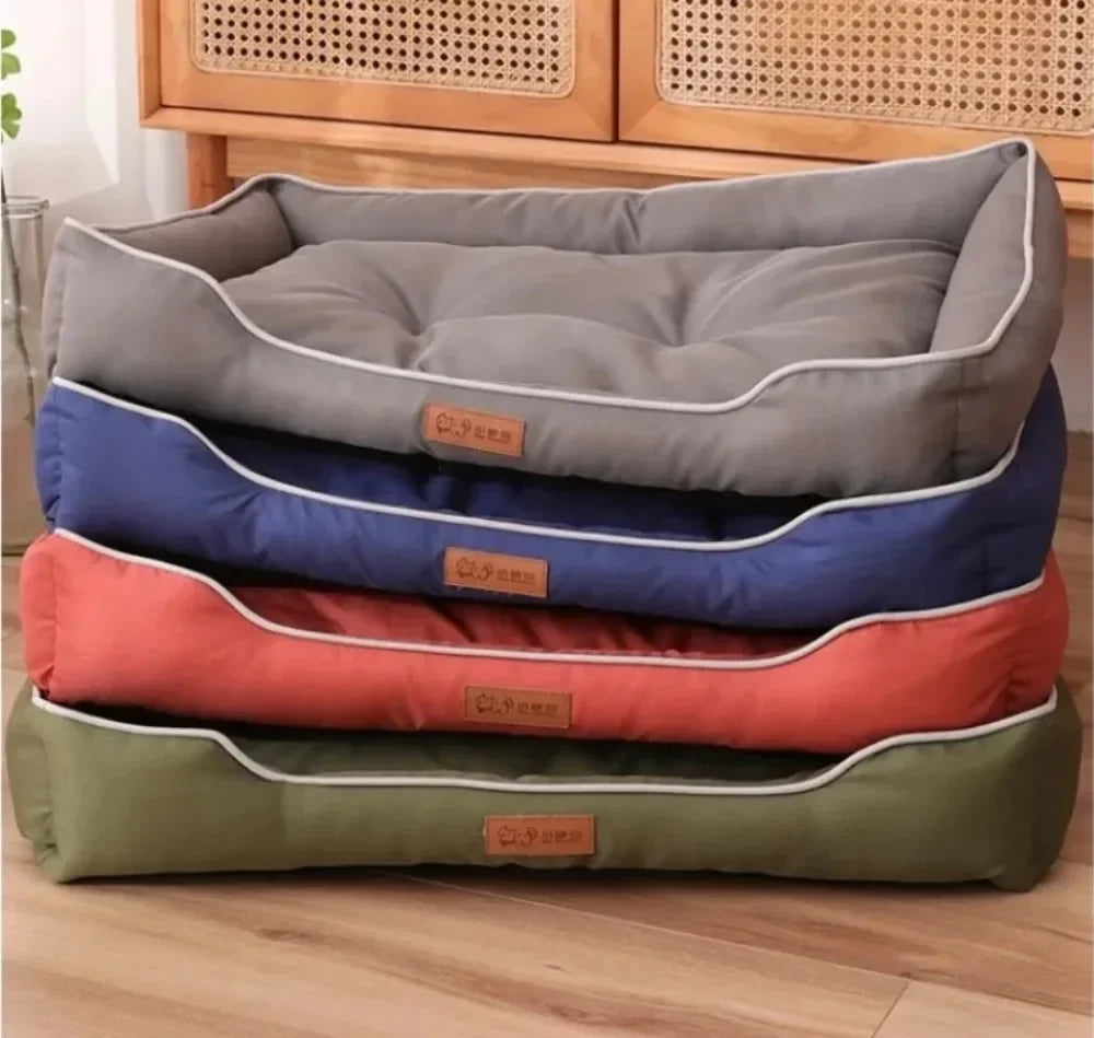 S-2XL Pet Dog Cat Wear-resistant Waterproof Bed Mat Pad Nest Cushion