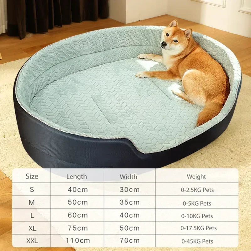 S-L Pet Dog Bed Sofa Kennel Cushion Mat