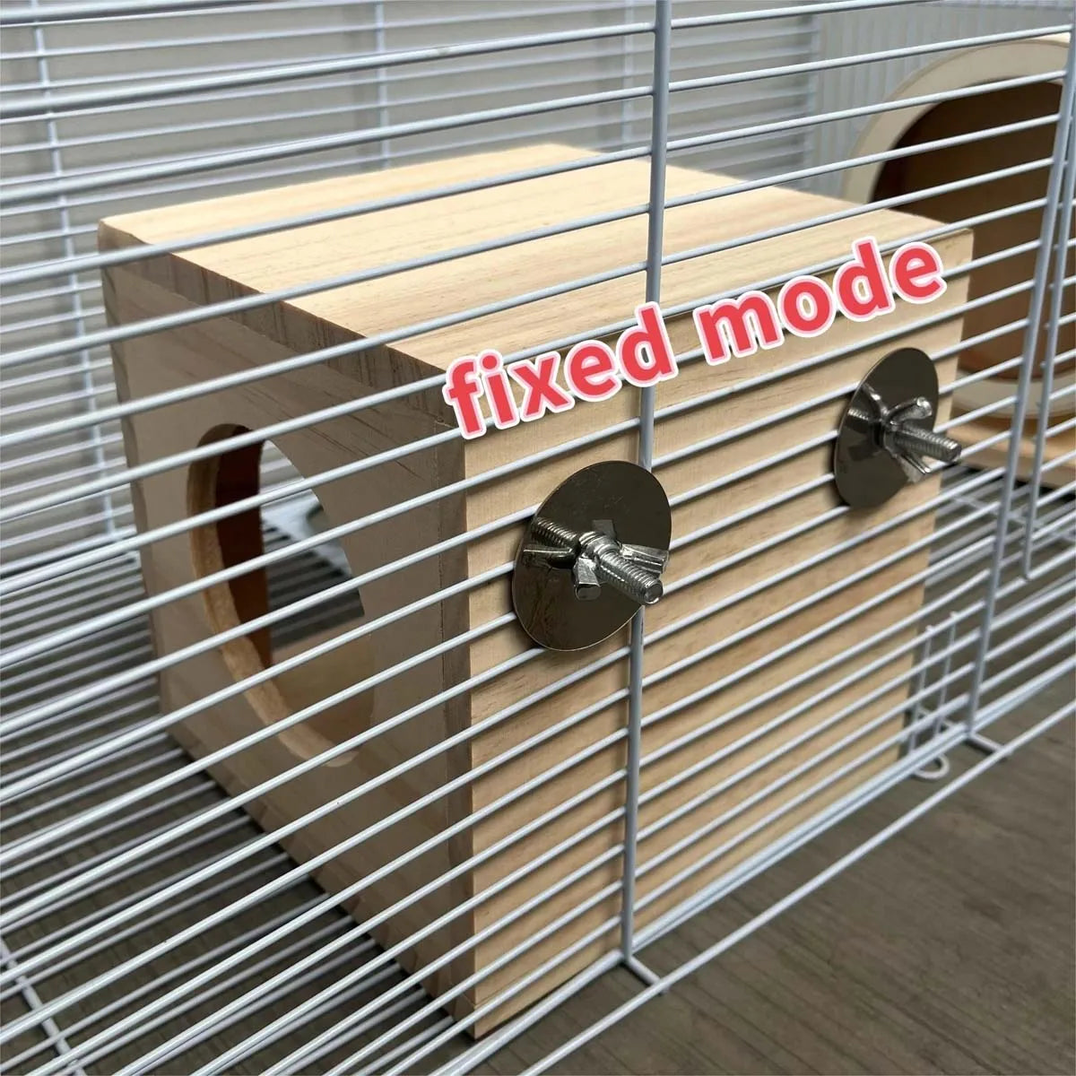 Pet Hamster Small Animal Wooden House Hideaway