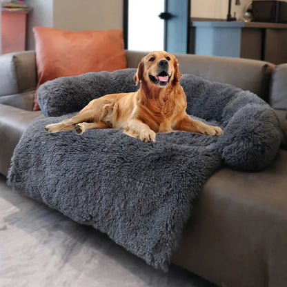 M-XL Removable Cover Plush Pet Dog Bed Sofa Cushion