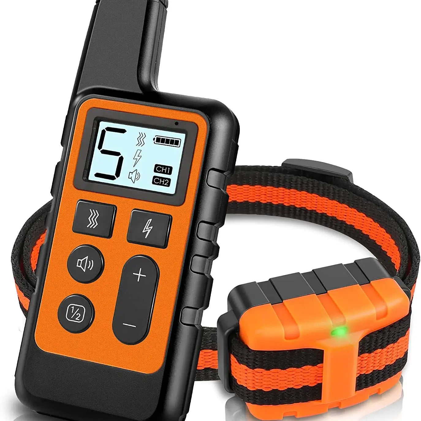 Pet Dog 500m Waterproof Remote Control Rechargeable Anti Bark Training Collar