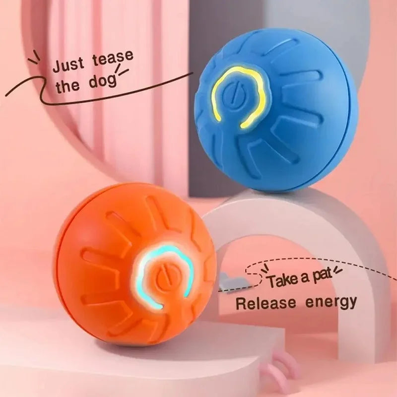 USB Interactive Pet Dog Automatic Moving Bouncing Rolling Toy Ball