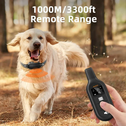 3300ft Pet Dog Digital Rechargeable Remote Control Anti Bark Training Collar