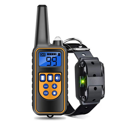 2600ft Waterproof Rechargeable Pet Dog Anti Bark Training Collar w/ Remote Control