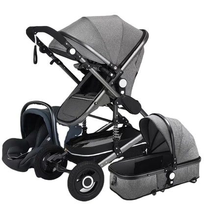 Modern Metal Baby Crib Stroller