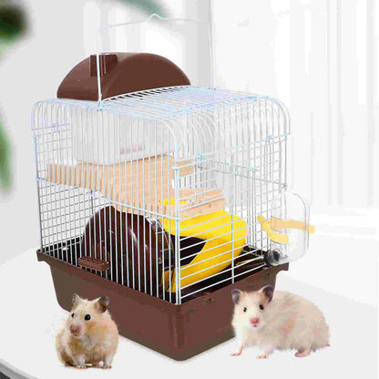 Double Layer Pet Hamster Chinchilla Acrylic Cage Crate