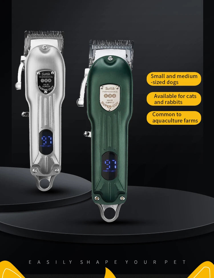 Rechargeable Low Noise Pet Dog Hair Clipper Grooming Kit