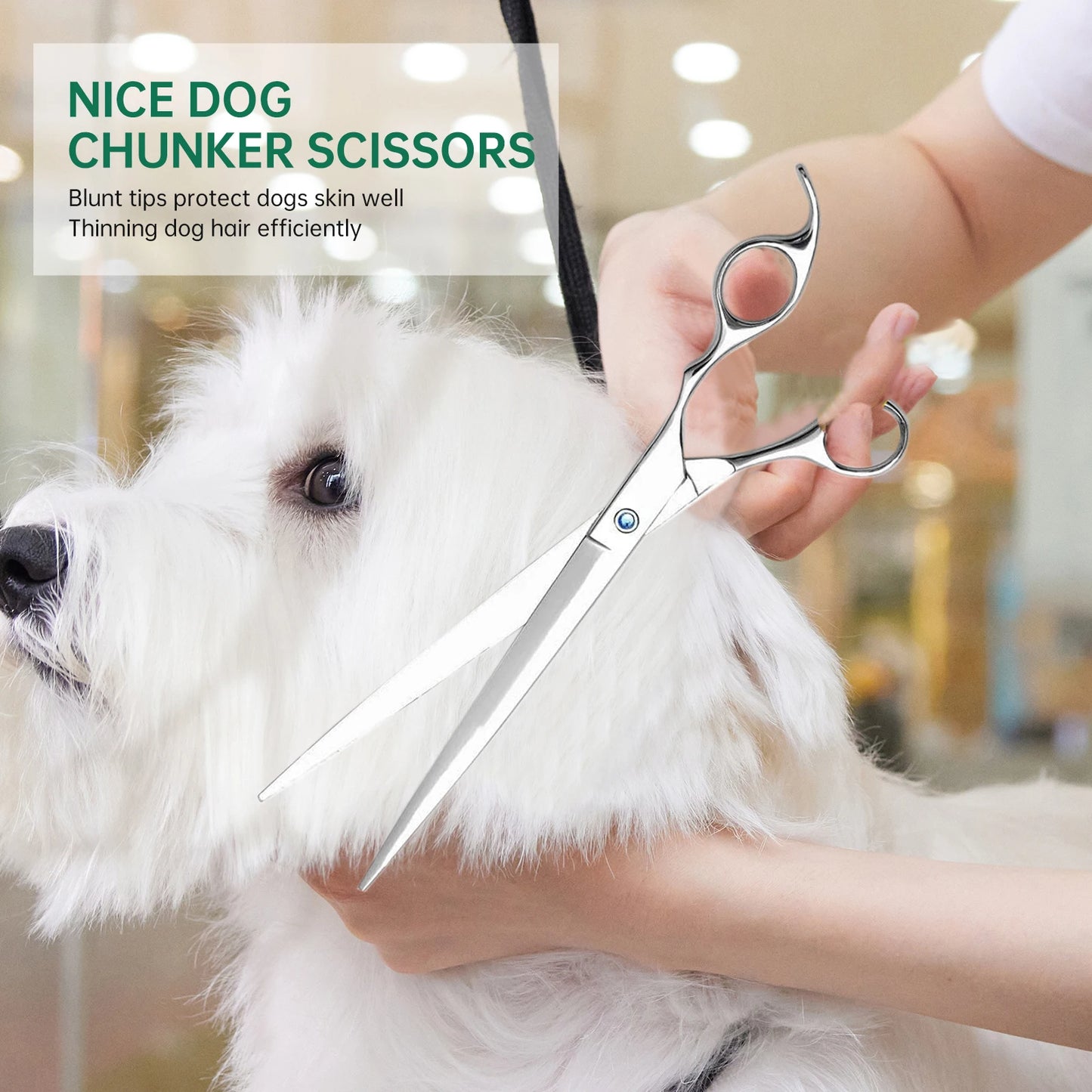 7-8" Stainless Steel Pet Dog Cat Grooming Thinning Scissors