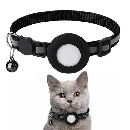 Pet Cat Collar with Protective Case for Anti Lost Locator Tracker Airtag Case