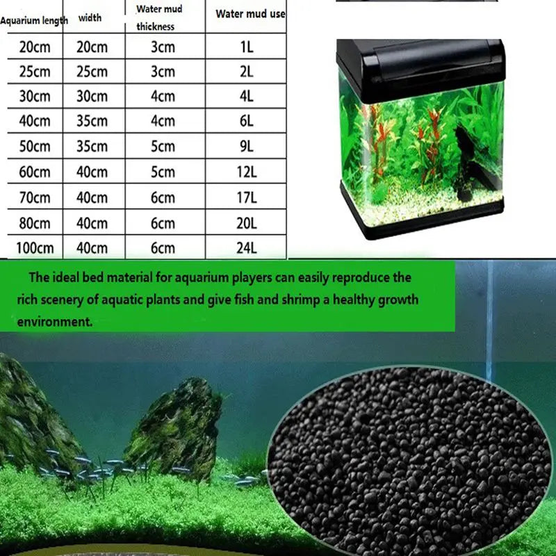 100g Aquarium Fish Tank Terrarium Substrate Plant Seed Soil